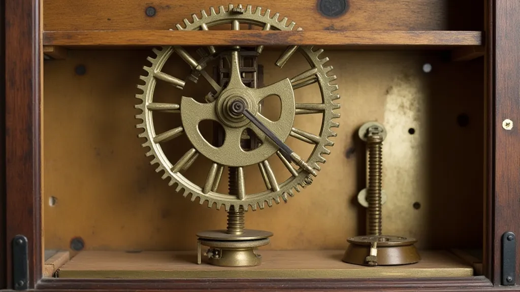 American weight-driven clock movement