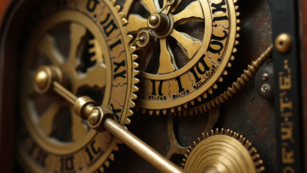 Antique Grandfather Clock Movement