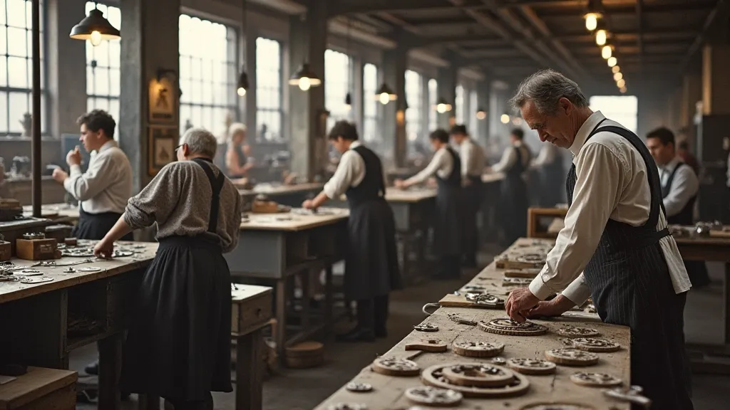 Eli Terry's clock factory