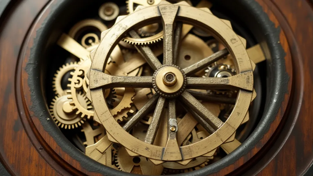 Escapement mechanism detail
